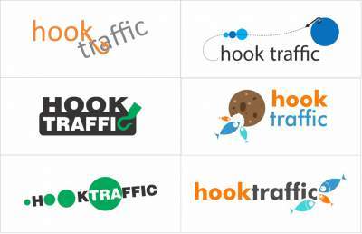 Hook Traffic Logo Designs