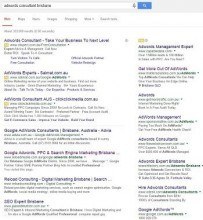 adwords consultant brisbane google search results