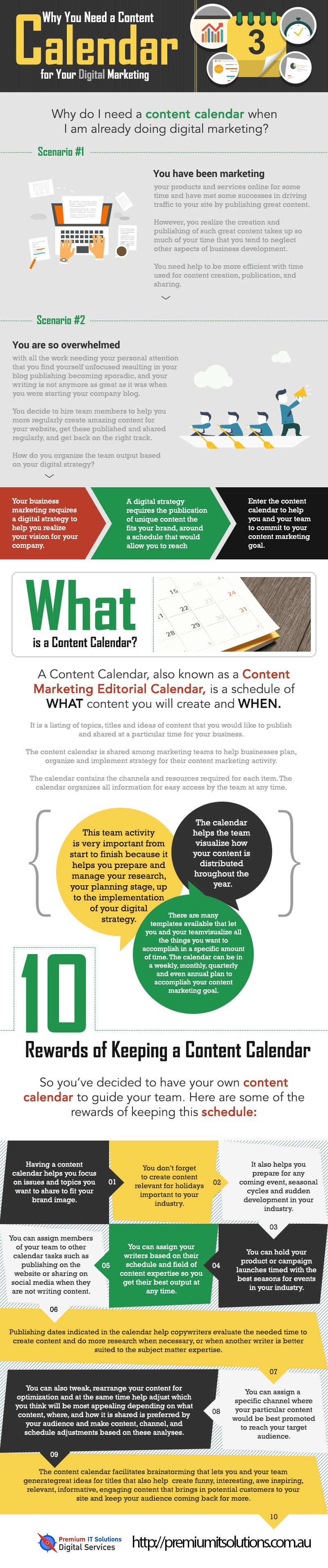 Content Calendar Infographic