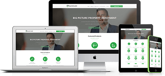 big picture property investment responsive website design