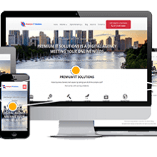 Premium IT Solutions Responsive Website Design